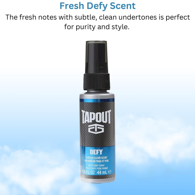 TAPOUT Body Spray for Men 5 Piece Set 1.5 Fl