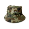 Unbranded Daddy Embroidered Washed Cotton Bucket Hat fishing hat -