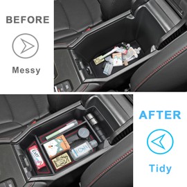 PIMCAR Compatible with 2023 2024 Honda Accord LX EX Sport EX-L Sport-L Touring Hybrid Center Console Organizer ABS Plastic Material 11th Gen Accord Armrest Box Insert Tray Pallet Accessories -Red