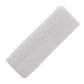 Just 4 Fun Leisurewear White Sweatband Headband One size