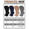 Bunnycool 4 Pairs Extra Wide Socks Swollen 30" Lymphedema Socks