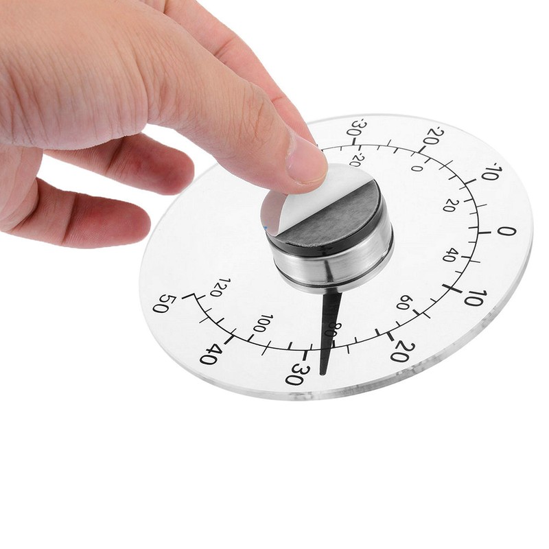 GuDoQi Indoor Outdoor Window Thermometer, No Battery Required, Transparent Dial,