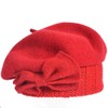 VECRY Lady French Beret 100% Wool Beret Dress Beanie Winter