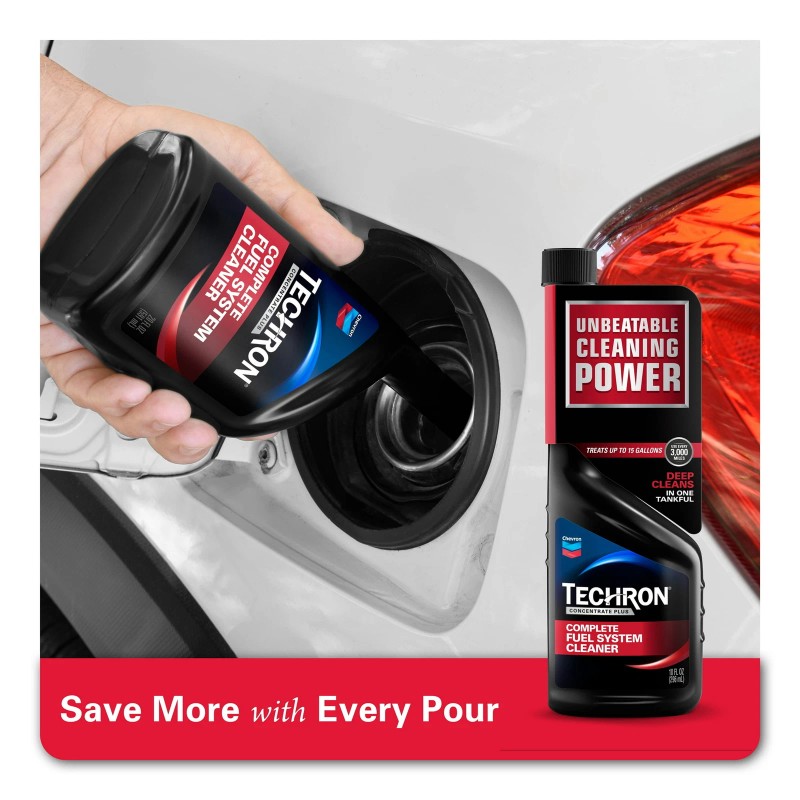 TECHRON Chevron Techron Concentrate Plus Fuel System Cleaner Restores Protects