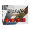 Volvik Vivid Golf Balls, Matte Red One (Dozen)
