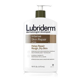 Lubriderm Intense Dry Skin Repair Lotion for Relief of Rough, Dry Skin, Fast Absorbing, 16 fl. Oz (Pack of 6)