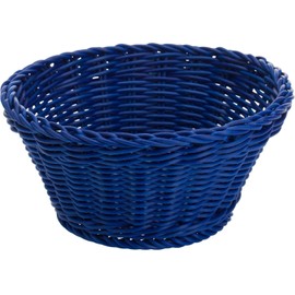 Saleen Trend Basket round Ø18x10 cm in blue, polypropylene, 18 x 18 x 10 cm