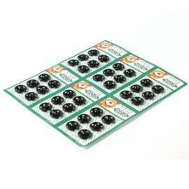 石崎プレス 500番 スナップ 3番 14mm 黒 6個×6シート