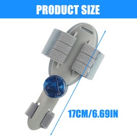 AXVRAV Hallux Valgus Correction Fixation Plate for Men and Women, Bunion Corrector Bunion Toe Corrector with 2 Different Mounting Angles, Hallux Valgus Splint for Toes, Day and Night