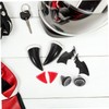 iplusmile 4Pair Motorcycle Helmet Decorations Cat Ears Devil Horns Bat