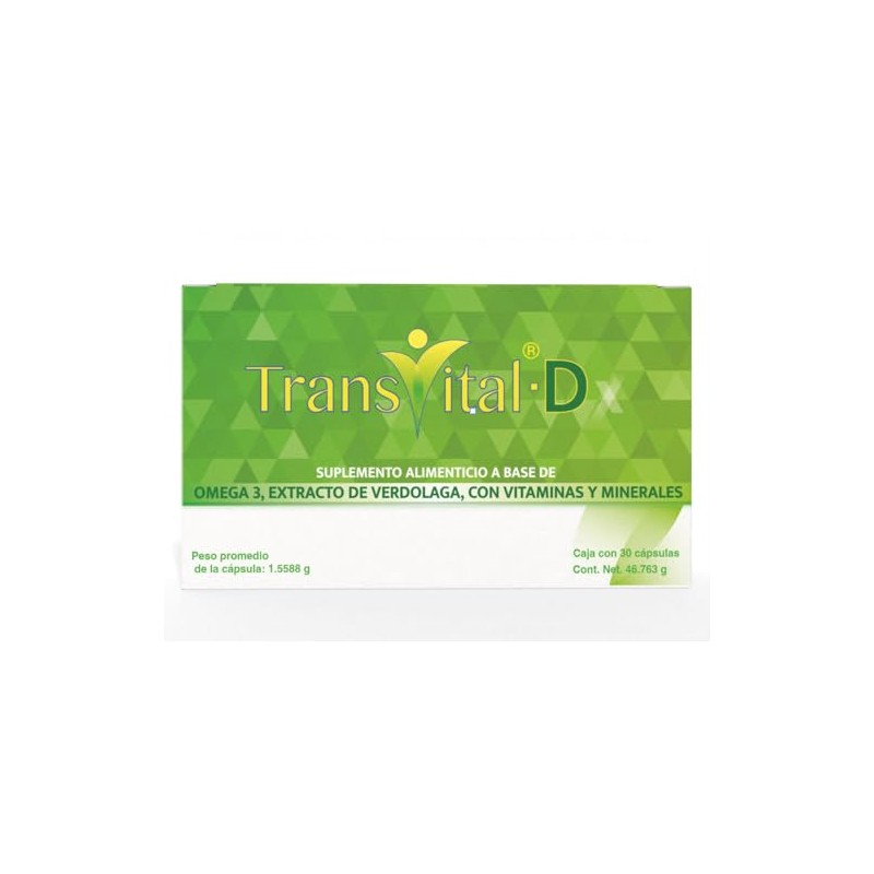 Transvital D Suplemento Alimenticio a Base de Omega 3, Extracto