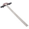 Edge Rule Protractor Aluminum Alloy T Square Woodworkers Edge Ruler