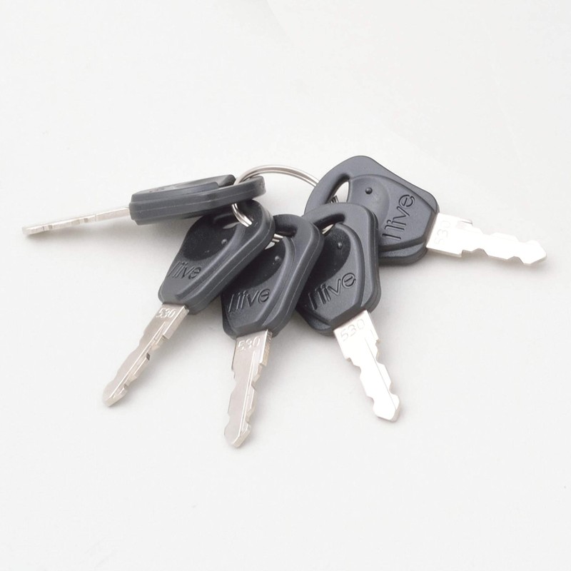 I live 067890 Chain Lock, Black, Key Type, 5 Keys