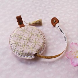 Cohana - Pink Leather Sakura (150cm) Measuring Tape - 1 Piece