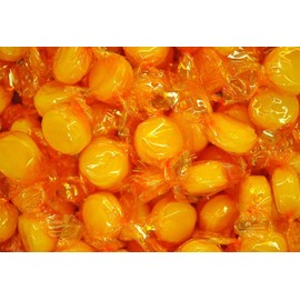 Bayside Candy Butterscotch Hard Candy - Individually Wrapped Candy - Yellow Candy - Butterscotch Discs Buttons (2LB)