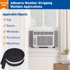 MAGZO Adhesive Foam Weather Stripping 1 Inch W X 1