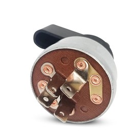 MATERIG 4-Position Starter Ignition Switch Compatible with Miller Welder Replace 176606 207073 207110, 4 Terminal Key Switch with Handle