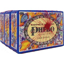 Linha Mediterraneo Phebo - Sabonete em Barra Cremoso Limao Siciliano (3 x 100 Gr) - (Phebo Mediterranian Collection - Creamy Bar Soap Sicilian Lemon (3 x 3.5 Net Oz))