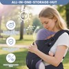TOFFCAEA Baby Carrier - Ergonomic, Easy to Carry, Pure Cotton,