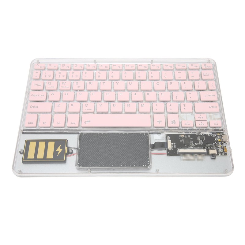 Wireless Bluetooth Keyboard Multifunctional Acrylic Keyboard for Windows for Android