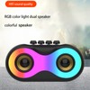 Bluetooth Speaker Portable Mini RGB Color Lights Dual Speakers Wireless