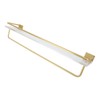 50cm Shower Caddy Wall Mount Shelf with Towel Hanger Acrylic