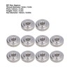 Knurled Thumb Nut 304 Stainless Steel Knurled Flat Head Through