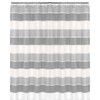Popular Bath 865806 MODERN LINE, Shower Curtain, GREY