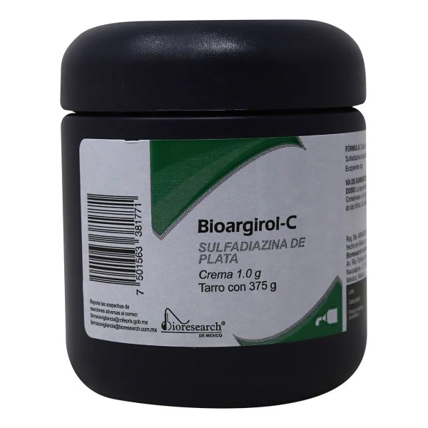Bioargirol-c Crema Tarro C/375 G. 1 G/100 G.