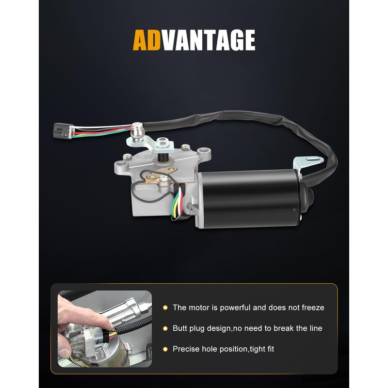ROADFAR Windshield Wiper Motor Replacement fit for 1987-1995 for Jeep