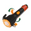 Hand Crank Flashlight Rechargeable LED Flashlights with SOS Alarm Emergency