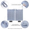 HSOFTIFY 100% Linen Hanging Storage Bag with 20 Pockets, Wall