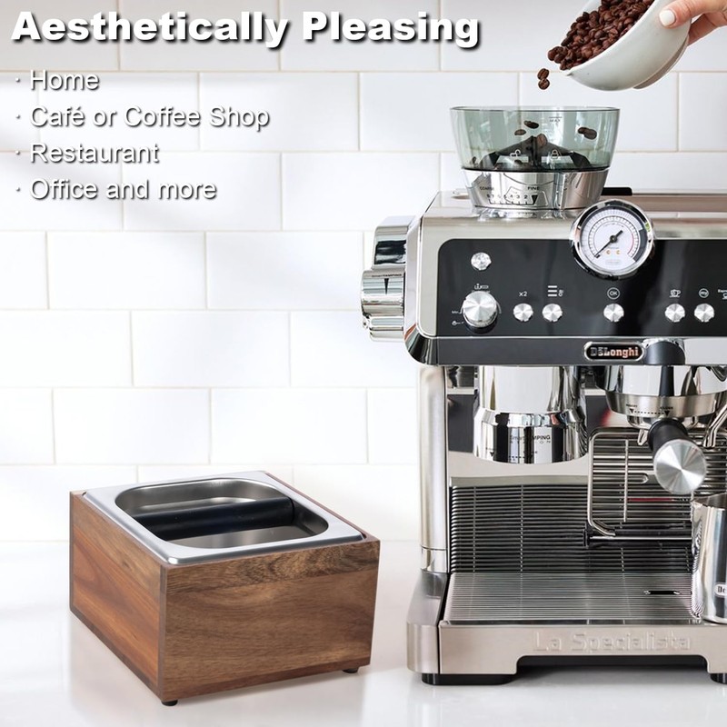 Knock Box Espresso - Coffee Knock Box and Tamp Station