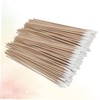 Baluue PET Cleaning Cotton Swabs 600-Piece Set Single Head Wooden