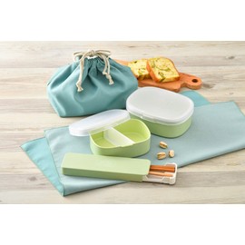 Tatsumiya iro Clenze Antibacterial Drawstring Bag, Pistachio Size: Approx. 7.1 inches (18 cm), D4.3 inches (11 cm), H6.9 inches (17.5 cm), 33709