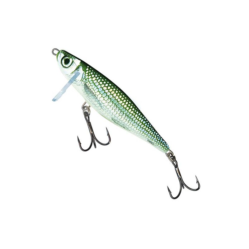 Salmo Thrill Wobbler Sinking, Colours: Holo Bleak, Length/Weight/Running Behaviour/Diving Depth: