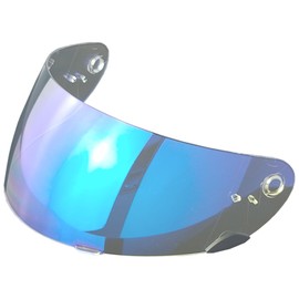 Qualifier Helmet Visor for Bell Star/Vortex/RS-1/RS-2/Revolver/Qualifier DLX,Click Release Shield Uv Protection Helmet Face Shield (Revo Clear Blue)