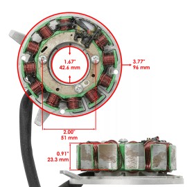 For Ski-Doo Stator for Ski Doo GSX 550F GSX550F GTX 550F GTX550F Fan Sport 2005-2010