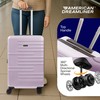 American Dreamliner 22.5 Inch Carry On Luggage, Hardshell Rolling Suitcase
