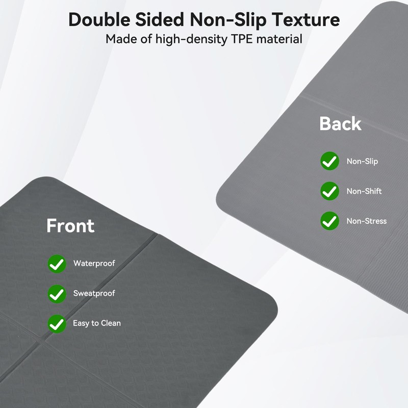 FIRINER 73''×24'' Walking Pad Mat for Carpet Floor Protector Non-Slip
