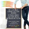 BBTO Large Felt Letter Board Sign 24 x 30 Inch,