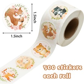 W1cwey Animals Sticker (Forest Friends)