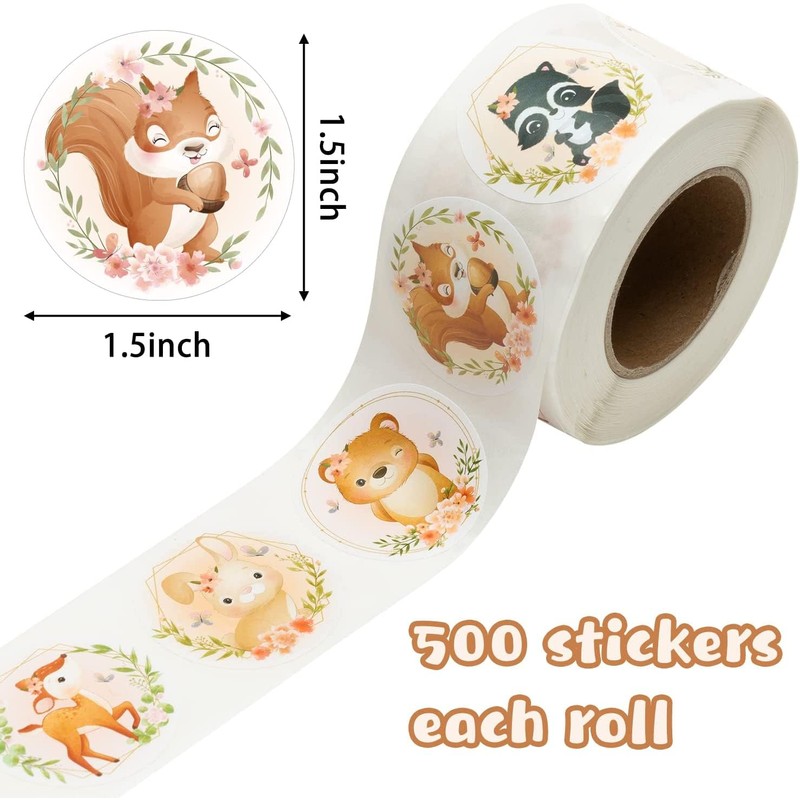 W1cwey Animals Sticker (Forest Friends)