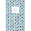 Cupcake Notebook - Ruled Pages - 5x8 - Premium (Blue)