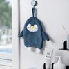 Multi-purpose penguin microfiber hand towel ring type DD-10959 그레이 3ea