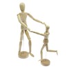 Kangaro Flexible Mannequin Wooden Doll 30 cm Buxus Wood