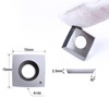 TJATSE 15 x15 x2.5mm-R150 Carbide Inserts Cutter Knives for Spiral