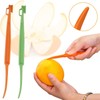 6 Pcs Orange Peeler Tool Plastic Citrus Lemon Peeler Orange