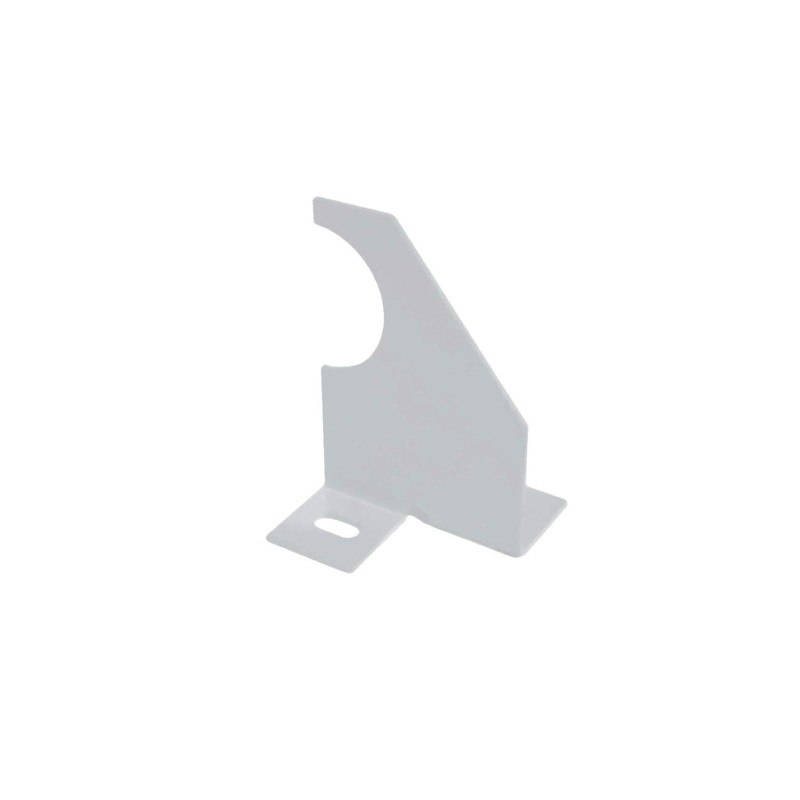 Designer Vertical Column Single Arm Universal Radiator Brackets (65mm, White)