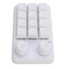 12 Keys Small Keyboard with Dual Knobs and RGB Light
